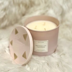 Watermelon Lemonade 3-Wick Candle with Ceramic Lid